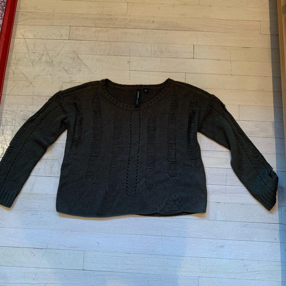 Dark green GUESS sweater